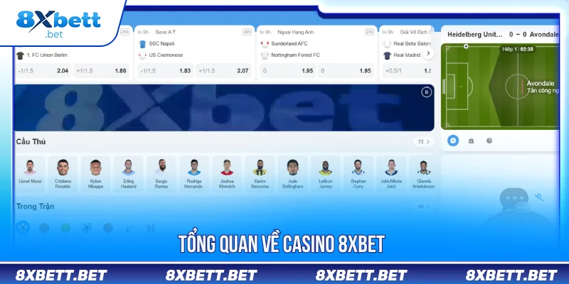 CASINO 8XBET 1 Tổng quan về Casino 8XBET